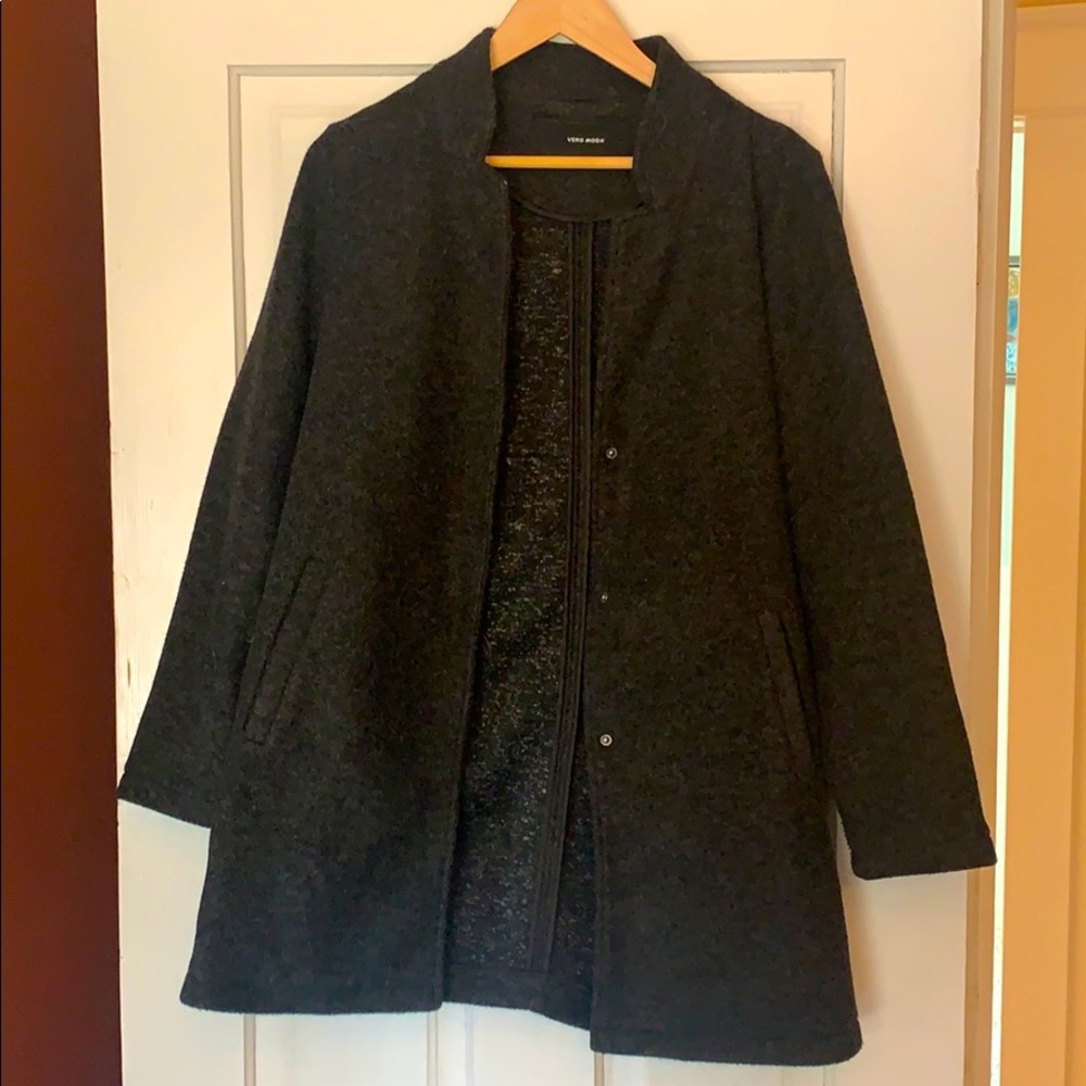 Long grey blazer